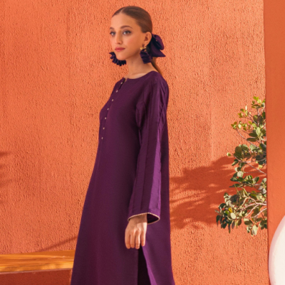 Maria B Raw Silk 2PC-1