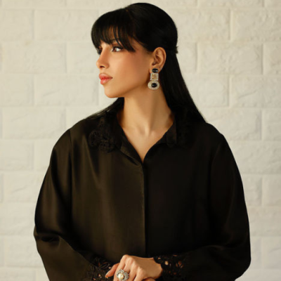 Maria B Raw Silk 2PC-12