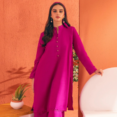 Maria B Raw Silk 2PC-16