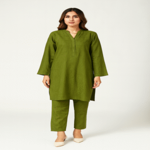 Maria B Raw Silk 2PC-4