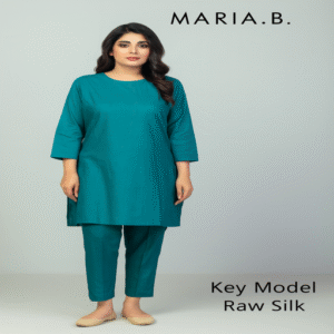 Maria B Raw Silk 2PC-8