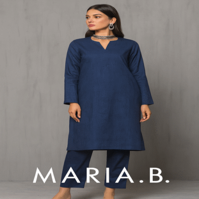 Maria B Raw Silk 2PC-13