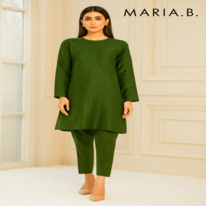 Maria B Raw Silk 2PC-15
