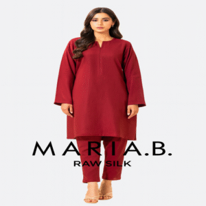 Maria B Raw Silk 2PC-17