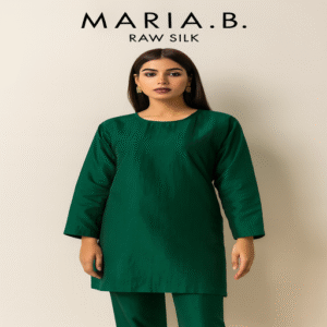 Maria B Raw Silk 2PC-1