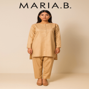 Maria B Raw Silk 2PC-3