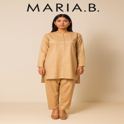 Maria B Raw Silk 2PC-3
