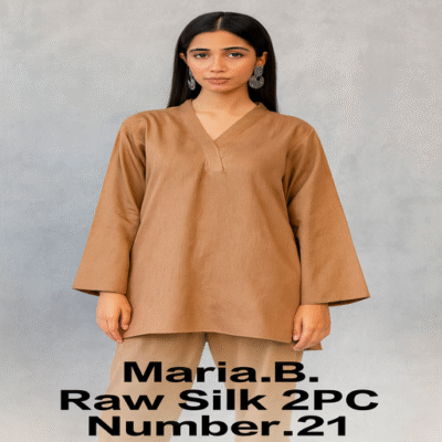 Maria B Raw Silk 2PC-21