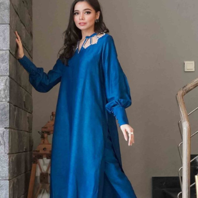 Maria B Raw Silk 2PC-24