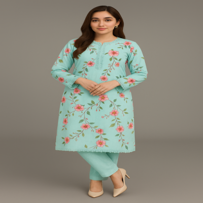 Maria B Allover Shirt & Trouser 2PC -6