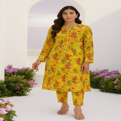 Ethnic Lawn all over  2 pcs Shirt & Troser17