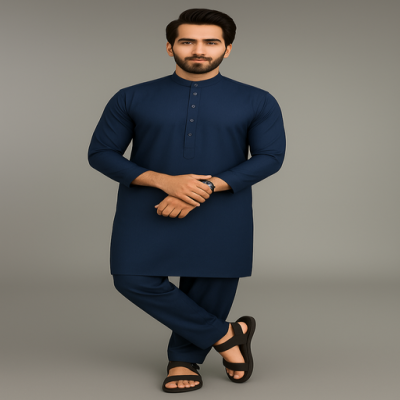 gul ahmad paper cotton-4-Dark Blue
