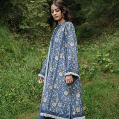 Zara Shahjahan ZW22-8A | Coco Winter Collection | Premium Designer Unstitched Suit - Image 3