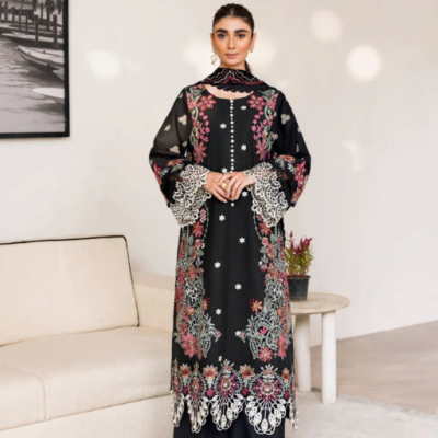 Manara Luxury Lawn Embroidered 3PC - III