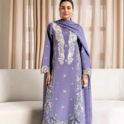 Manara Luxury Lawn Embroidered 3PC - II