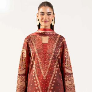 Nishat Digital Printed Embroidered 3-Piece Suit - 42501844