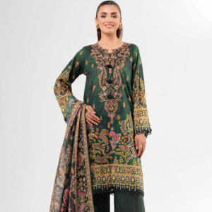 Nishat Digital Printed Embroidered 3-Piece Suit - 42502136