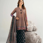 Nishat Digital Printed Embroidered 3-Piece Suit - 42502048