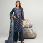 Nishat 3-Piece Printed Embroidered Suit - 42502029