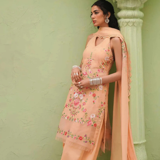 Zara Shahjahan Luxury Lawn 2pc Spring/Summer Collection - Code D23-5B - Image 2
