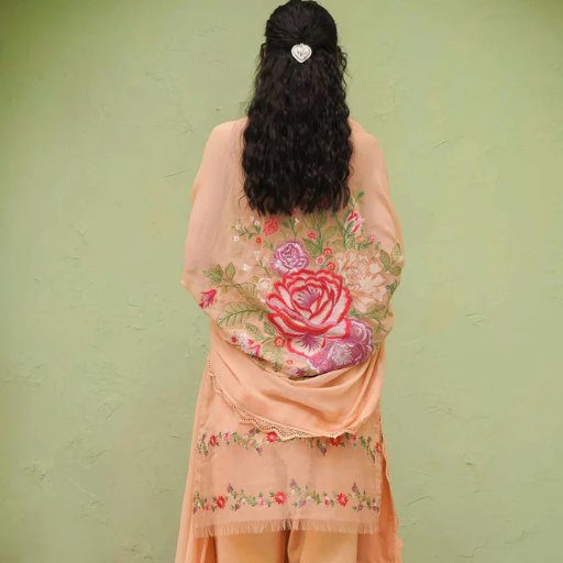 Zara Shahjahan Luxury Lawn 2pc Spring/Summer Collection - Code D23-5B - Image 3
