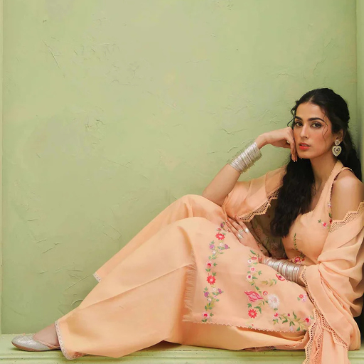 Zara Shahjahan Luxury Lawn 2pc Spring/Summer Collection - Code D23-5B - Image 4