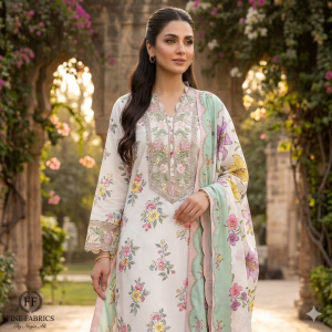 Zarashah Jahan Premium Lawn Collection 3PC – Stylish, comfortable