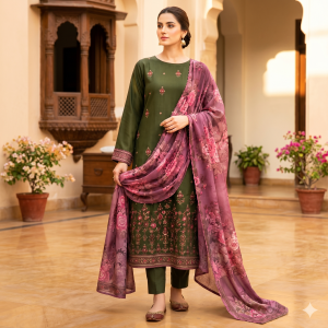 Charizma Luxury Embroidered 3PC Suit – Exclusive Formal Collection
