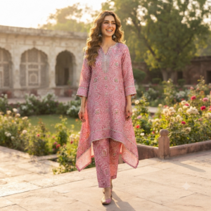 MARIA B Raw Silk 2PC | Premium Shirt & Trouser | New Arrival