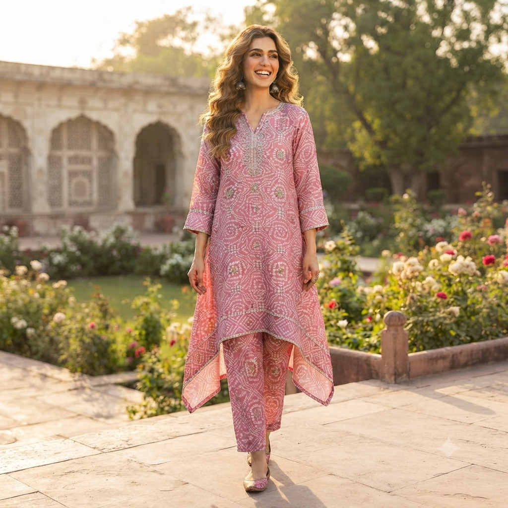 MARIA B Raw Silk 2PC | Premium Shirt & Trouser | New Arrival