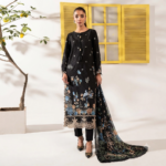 MARIA B Luxury Lawn Embroidered Shirt & Trouser | Premium Designer Collection