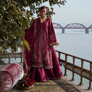 Hussain Rehar Embroidered Lawn 3PC – Premium Quality