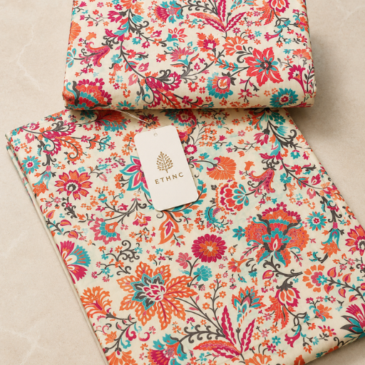 FLAT SALE! Ethnic Premium Lawn 2PC Unstitched Suit | Limited Stock - Image 10
