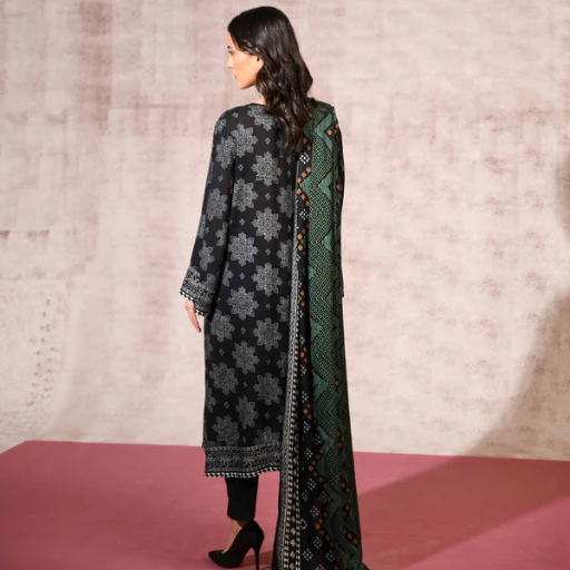 Nishat Linen 3PC Premium Unstitched Suit – Article #42303182R - Image 3