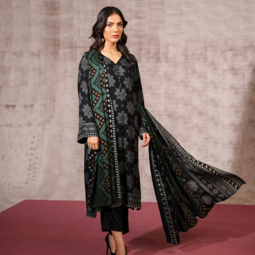 Nishat Linen 3PC Premium Unstitched Suit – Article #42303182R - Image 5