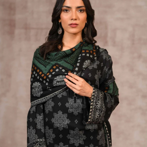 Nishat Linen 3PC Premium Unstitched Suit – Article #42303182R - Image 7