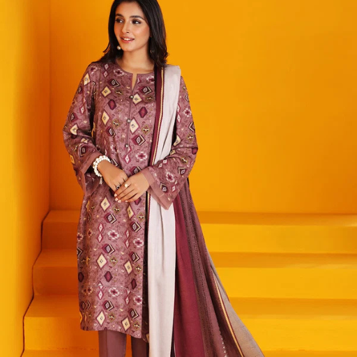 Nishat Linen 3PC Premium Unstitched Suit –Article #42206126R - Image 3