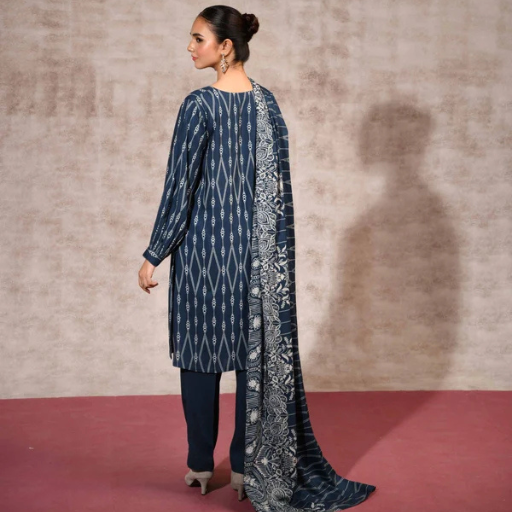 Nishat Linen 3PC Premium Unstitched Suit – Article #42303186-R - Image 5
