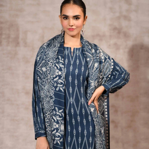 Nishat Linen 3PC Premium Unstitched Suit – Article #42303186-R - Image 4