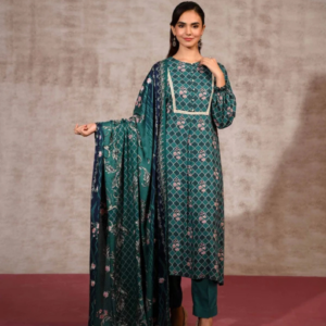 Nishat Linen 3PC Premium Unstitched Suit – Article #42303181-R