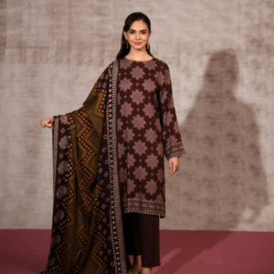 Nishat Linen 3PC Premium Unstitched Suit – Article #42303183-R