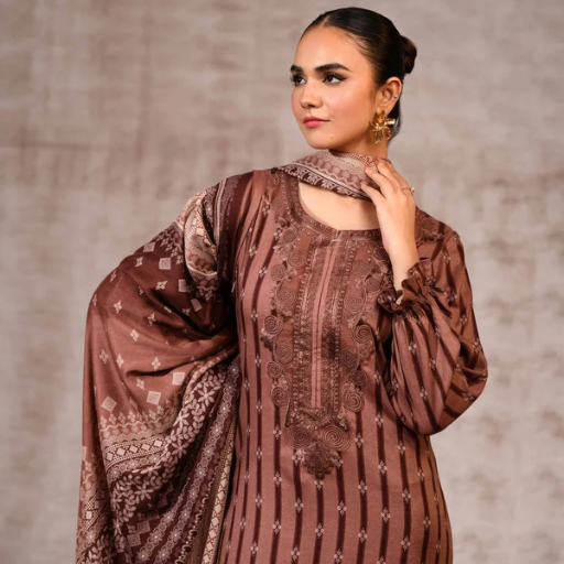 Nishat Linen 3PC Premium Unstitched Suit – Article #42303173-R - Image 5