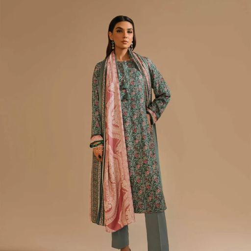 Nishat 3PC Premium Khaddar Unstitched Suit – Article #42303167-R