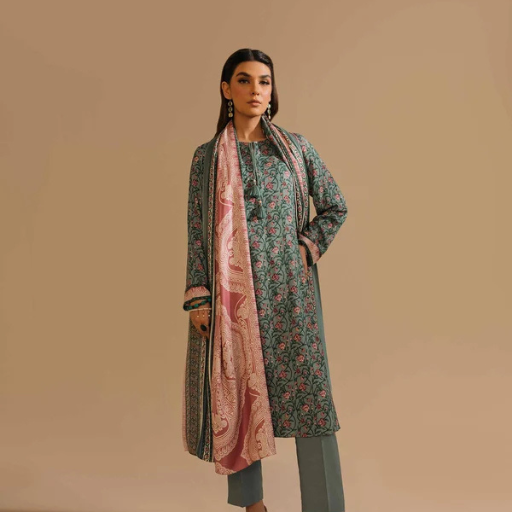 Nishat 3PC Premium Khaddar Unstitched Suit – Article #42303167-R - Image 2
