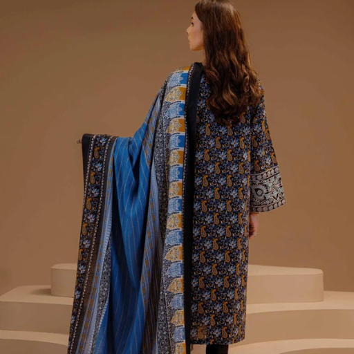 Nishat 3PC Premium Khaddar Unstitched Suit – Article #42303131-R - Image 7
