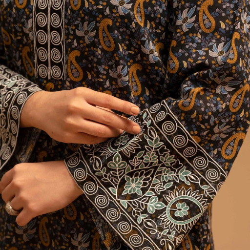 Nishat 3PC Premium Khaddar Unstitched Suit – Article #42303131-R - Image 6