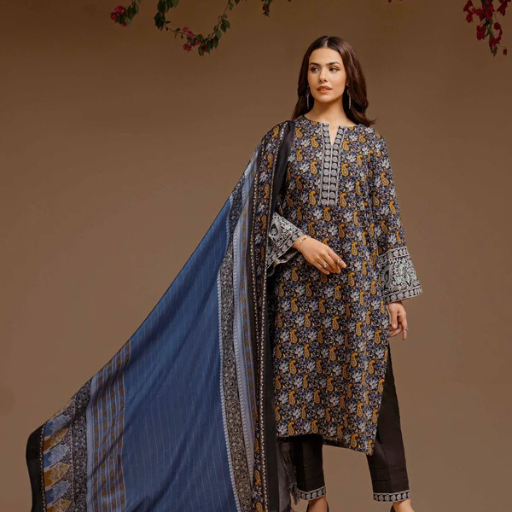 Nishat 3PC Premium Khaddar Unstitched Suit – Article #42303131-R