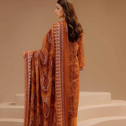 Nishat 3PC Premium Khaddar Unstitched Suit – Article #42303136-R - Image 5