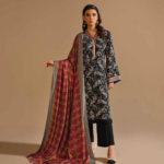 Nishat 3PC Premium Khaddar Unstitched Suit – Article #42303165-R