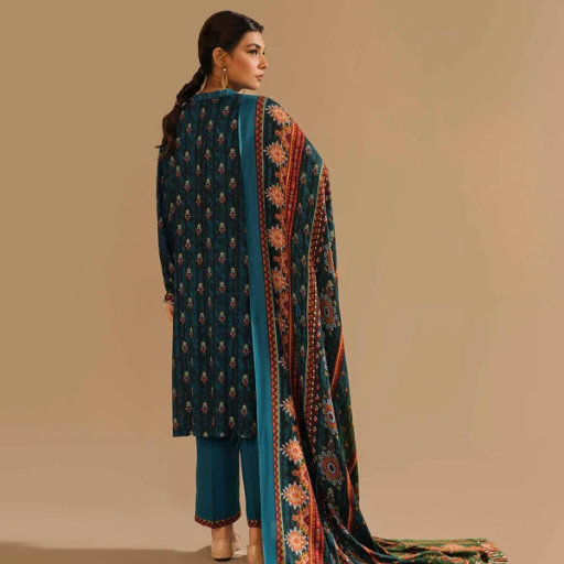 Nishat 3PC Premium Khaddar Unstitched Suit – Article #42303170-R - Image 6